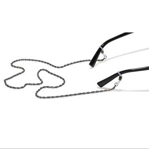 Le specs gunmetal hollow rope sunglasses neck chain brand new